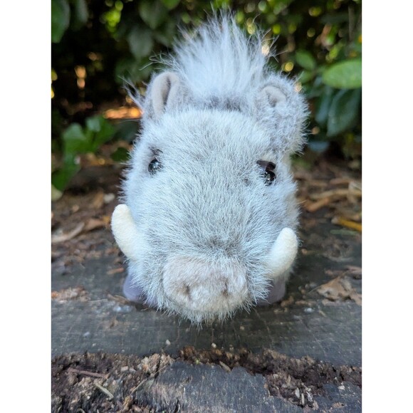 Vintage 1987 Fundamental Too Plush Squeezems Walter Warthog Stuffed No Sound Toy - Picture 4 of 8